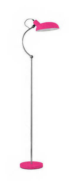 Hot Pink and Chrome Floor Lamp. Hot Pink and Chrome Floor Lamp.